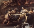 Psyché Servie par des spiritueux invisibles Baroque Luca Giordano